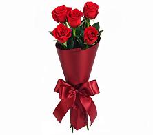 Букет 5 Красных роз Эдлесс Лав в Зарайский