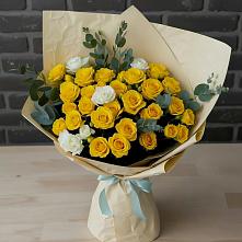 Букет цветов из:  Розы в Зарайский
