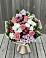 Букет цветов из: Альстромерии, Гвоздики, Розы и Хризантемы в Зарайский