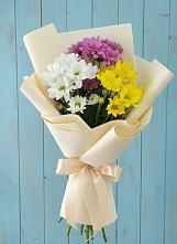 Букет цветов из:  Хризантемы в Зарайский