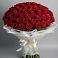 Букет 101 Красная роза Блэк Мэджик в Зарайский