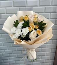 Букет цветов из:  Розы и Хризантемы в Зарайский