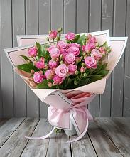 Букет Розовый кустик в Зарайский