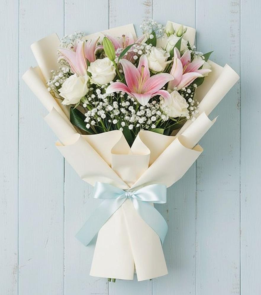 Букет цветов из: Лилии в Зарайский