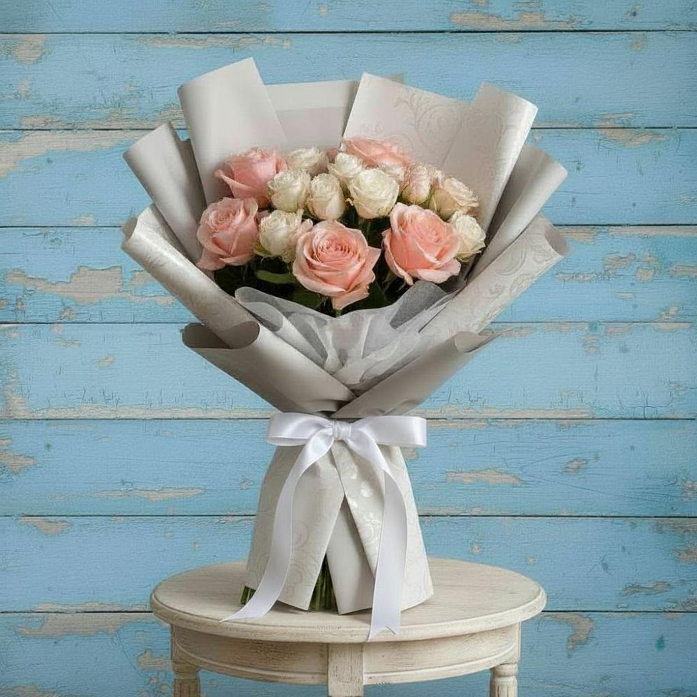 Букет цветов из: Розы в Зарайский