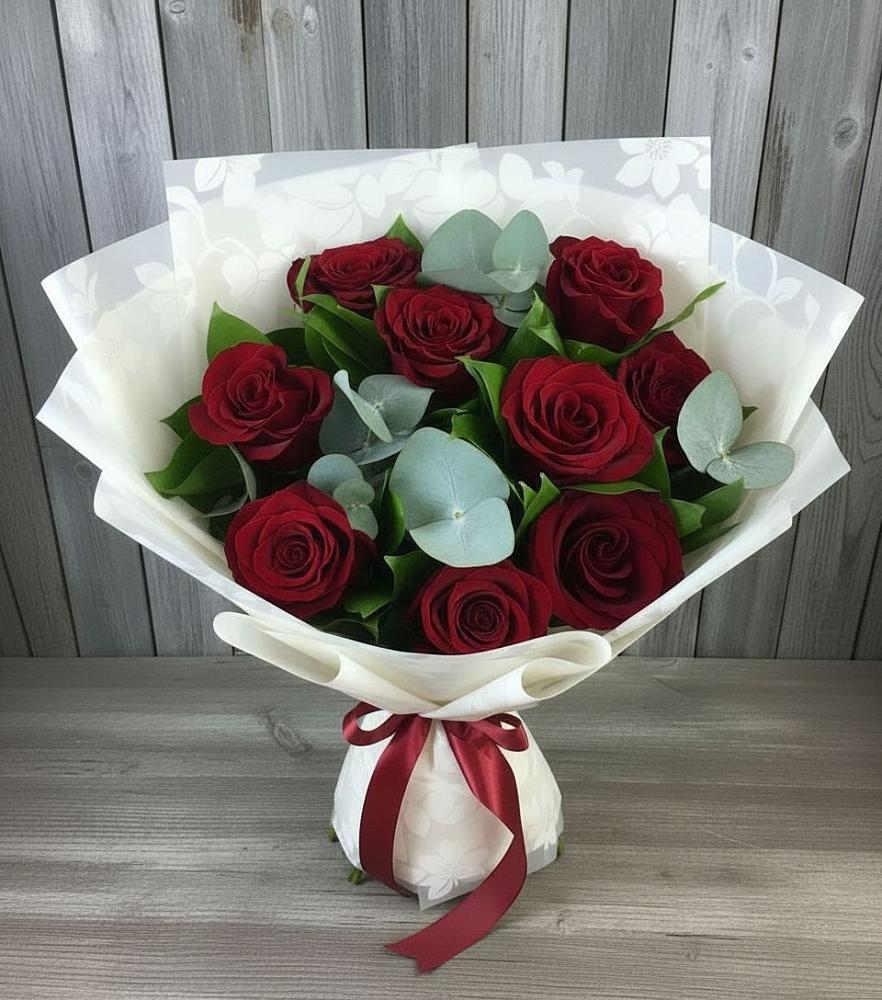 Букет цветов из: Розы в Зарайский