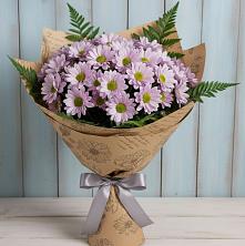 Букет цветов из:  Хризантемы в Зарайский