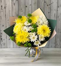 Букет цветов из:  Хризантемы в Зарайский
