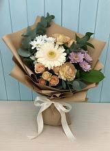 Букет цветов из:  Герберы и Хризантемы #REPLACE_PRED# Зарайский