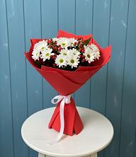 Букет цветов из:  Хризантемы в Зарайский