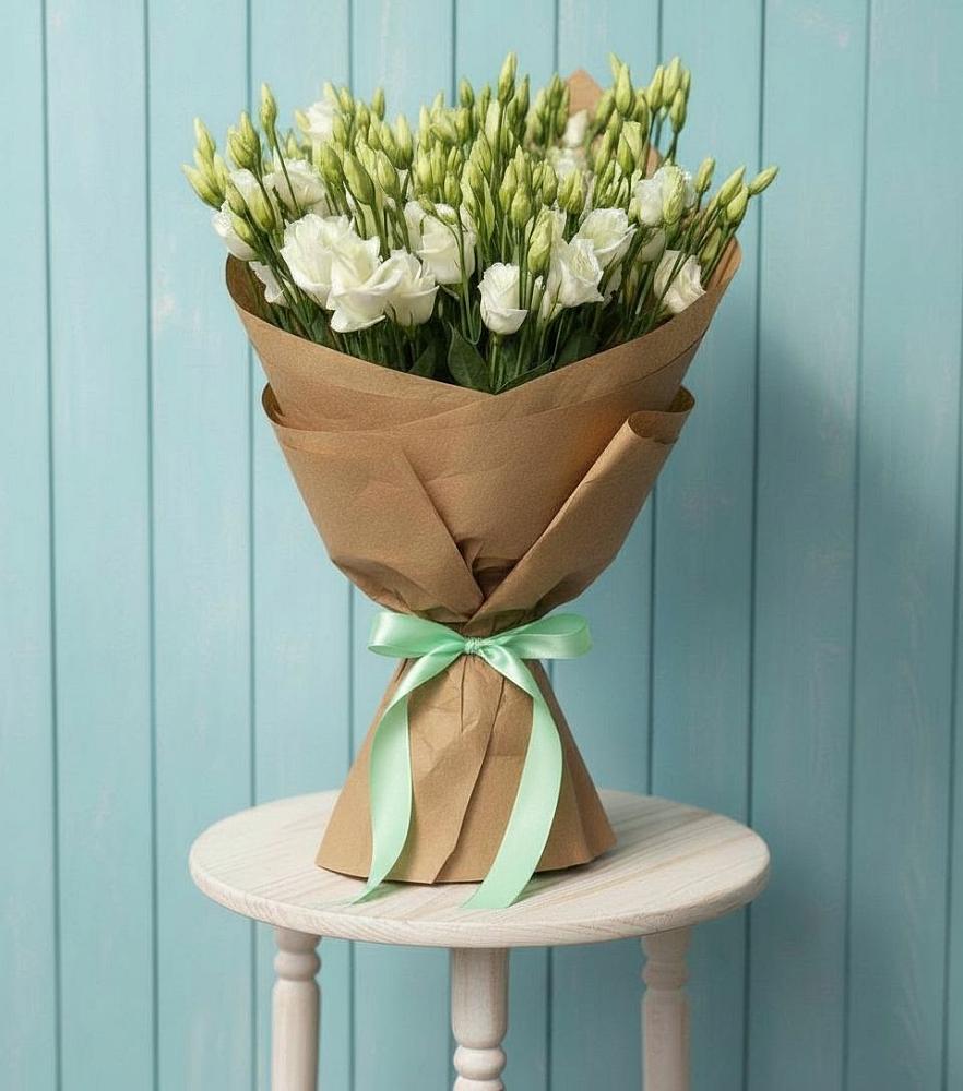 Букет цветов из: Лизиантусы в Зарайский