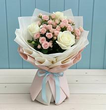 Букет цветов из:  Розы в Зарайский