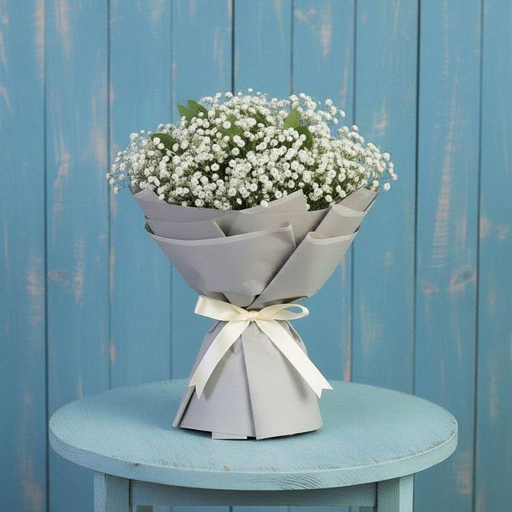 Букет цветов из: Гипсофила в Зарайский