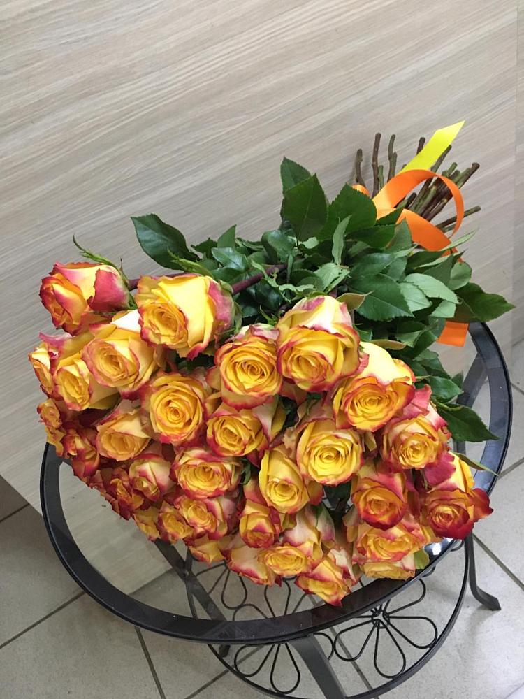 Букет Желтые розы в Зарайский