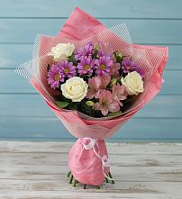 Букет цветов из:  Герберы #REPLACE_PRED# Зарайский