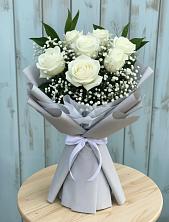 Букет цветов из:  Розы в Зарайский
