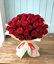 Букет 29 Красных роз в Зарайский