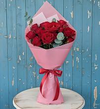 Букет цветов из:  Розы в Зарайский