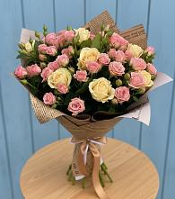 Букет цветов из:  Розы в Зарайский