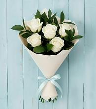 Букет цветов из:  Розы в Зарайский