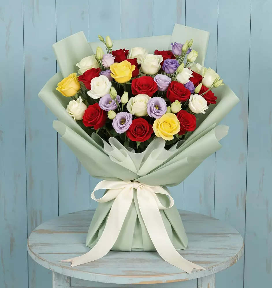 Букет цветов из: Розы в Зарайский