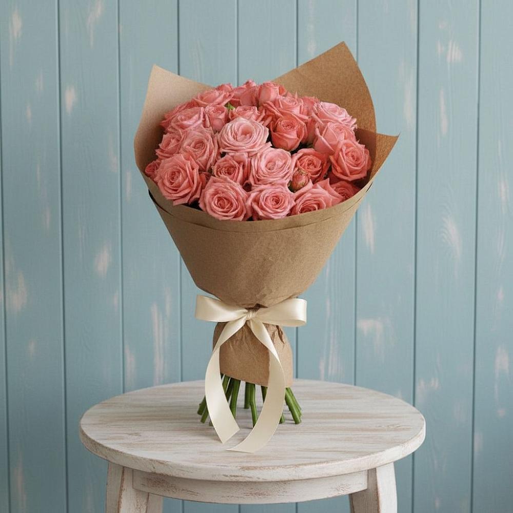 Букет цветов из: Розы в Зарайский