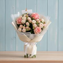 Букет цветов из:  Розы в Зарайский