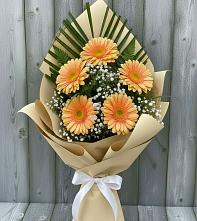 Букет цветов из:  Герберы #REPLACE_PRED# Зарайский