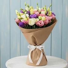 Букет цветов из:  Лизиантусы в Зарайский