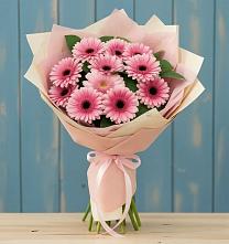 Букет цветов из:  Герберы в Зарайский